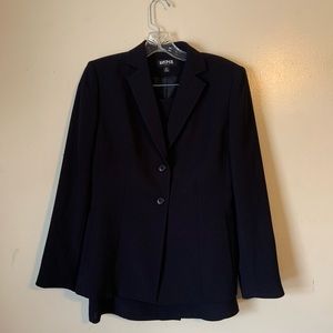 Vintage black Kasper skirt suit set